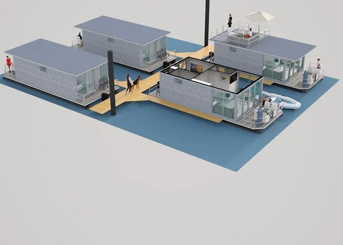 Chalet Houseboat Marina Mookerplas 4-6 Persons