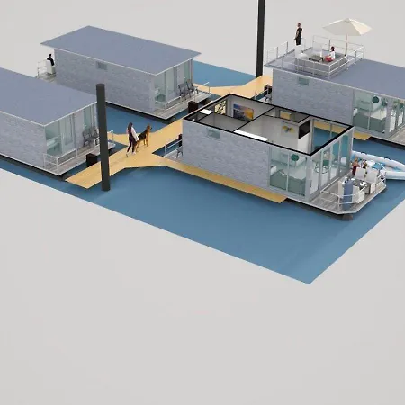 Domek alpejski Houseboat Marina Mookerplas 4-6 Persons